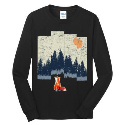 Fox Distorted Forrest  Tall Long Sleeve T-Shirt