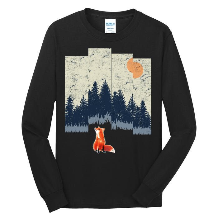 Fox Distorted Forrest  Tall Long Sleeve T-Shirt