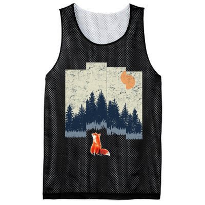 Fox Distorted Forrest  Mesh Reversible Basketball Jersey Tank