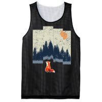 Fox Distorted Forrest  Mesh Reversible Basketball Jersey Tank