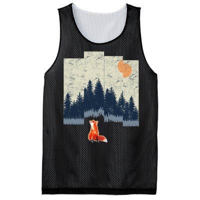 Fox Distorted Forrest  Mesh Reversible Basketball Jersey Tank