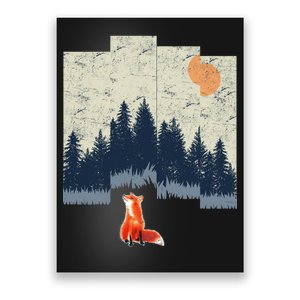 Fox Distorted Forrest  Poster