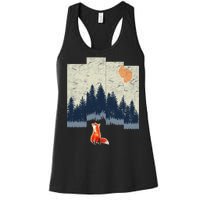 Fox Distorted Forrest  Women's Racerback Tank