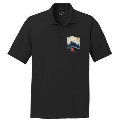 Fox Distorted Forrest  PosiCharge RacerMesh Polo