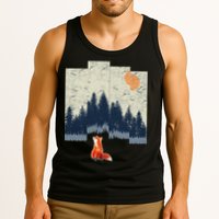 Fox Distorted Forrest  Tank Top
