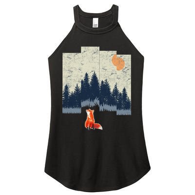 Fox Distorted Forrest  Women's Perfect Tri Rocker Tank
