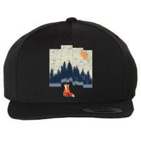 Fox Distorted Forrest  Wool Snapback Cap