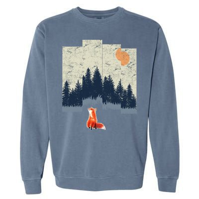 Fox Distorted Forrest  Garment-Dyed Sweatshirt