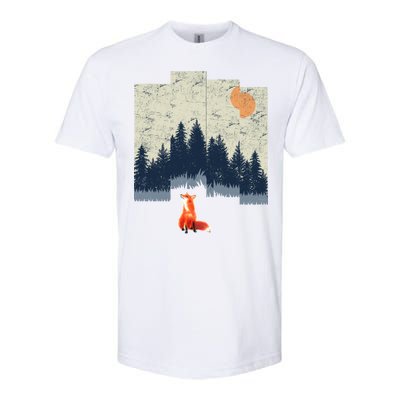 Fox Distorted Forrest  Softstyle CVC T-Shirt