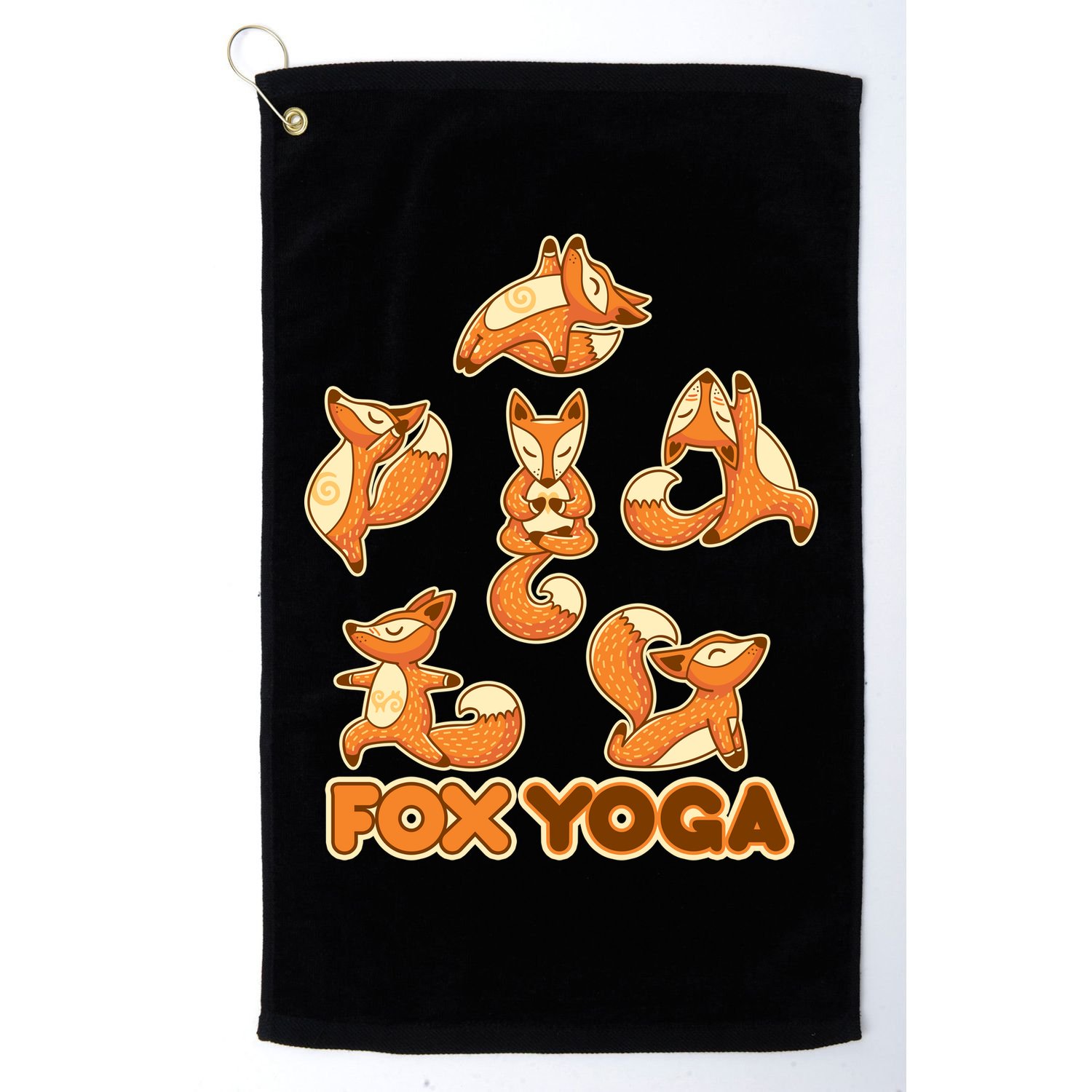 Fox Yoga Golf Towel