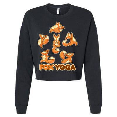 Fox Yoga Cropped Pullover Crew