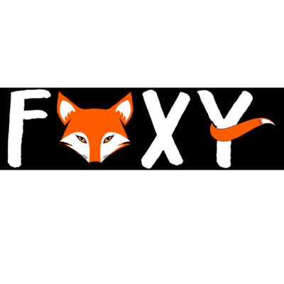 Foxy Bumper Sticker