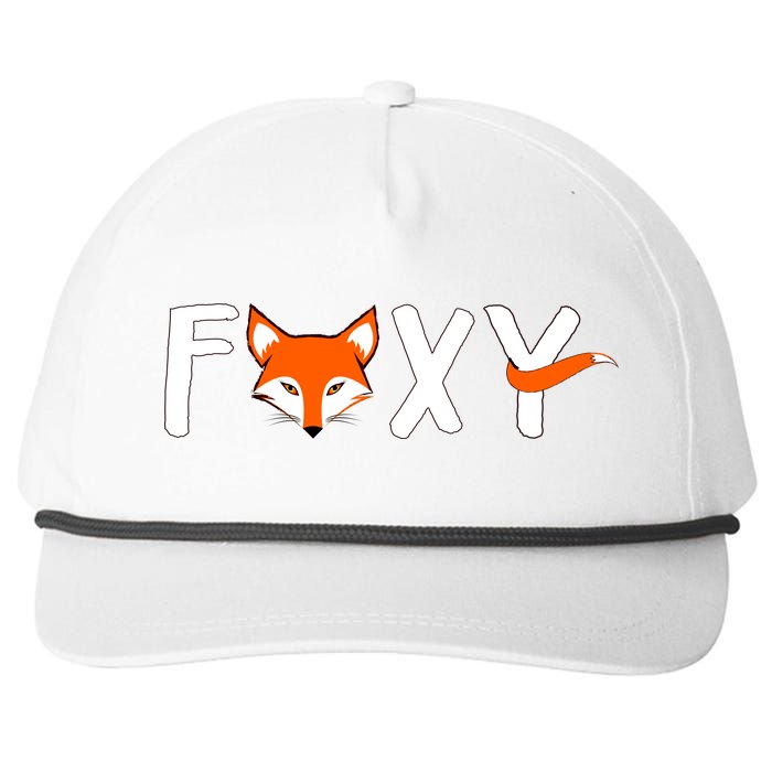 Foxy Snapback Five-Panel Rope Hat