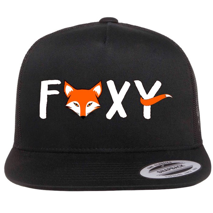 Foxy Flat Bill Trucker Hat