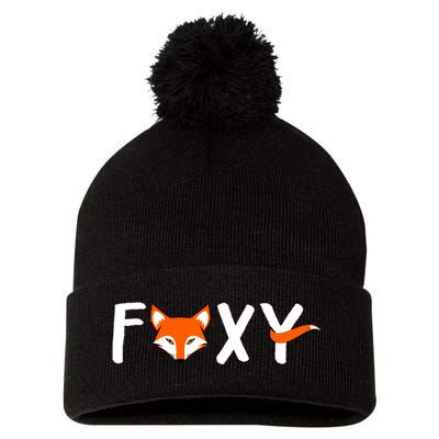 Foxy Pom Pom 12in Knit Beanie