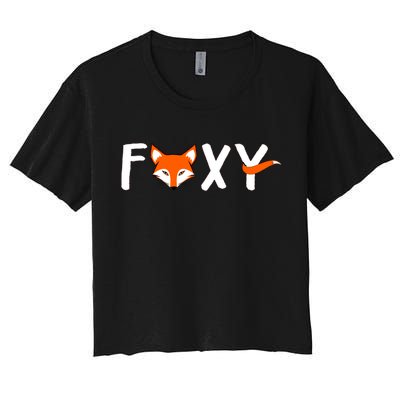 Foxy Women's Crop Top Tee