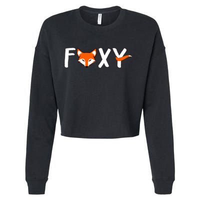 Foxy Cropped Pullover Crew