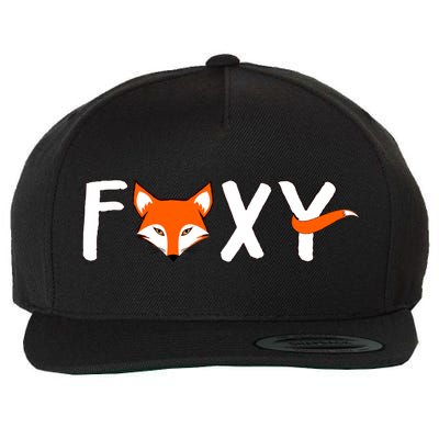 Foxy Wool Snapback Cap