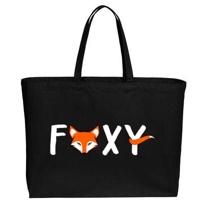 Foxy Cotton Canvas Jumbo Tote