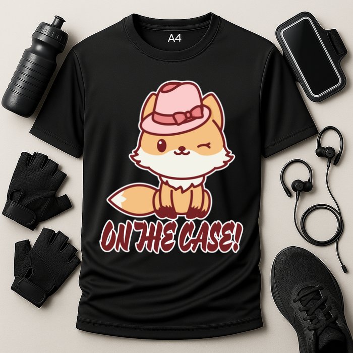 Foxy On That Case Cute Fox Cooling Performance Crew T-Shirt