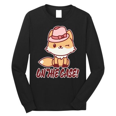 Foxy On That Case Cute Fox Long Sleeve Shirt