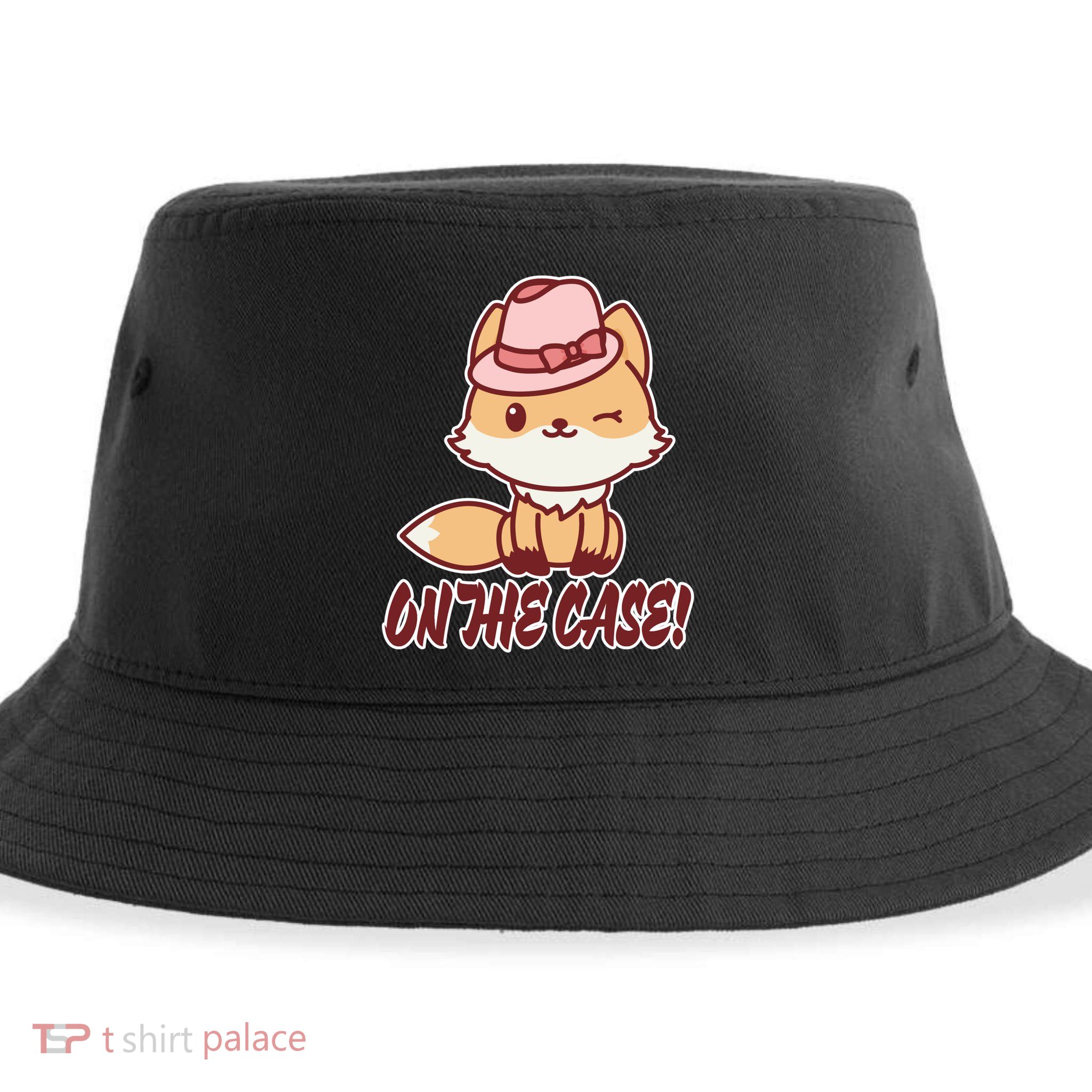 Foxy On That Case Cute Fox Sustainable Bucket Hat