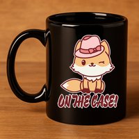 Foxy On That Case Cute Fox 11oz C Handle Ceramic Mug
