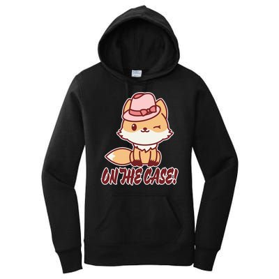 Foxy On That Case Cute Fox Women's Pullover Hoodie