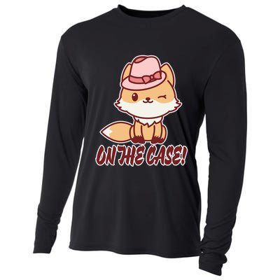 Foxy On That Case Cute Fox Cooling Performance Long Sleeve Crew