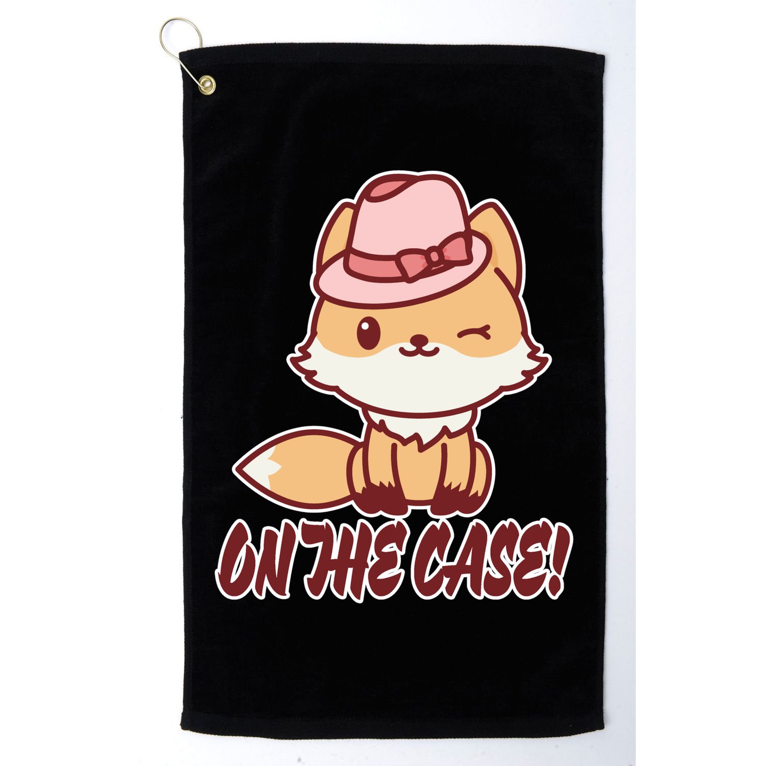 Foxy On That Case Cute Fox Golf Towel