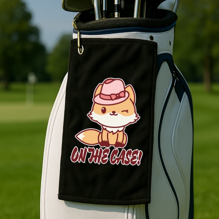 Foxy On That Case Cute Fox Golf Towel