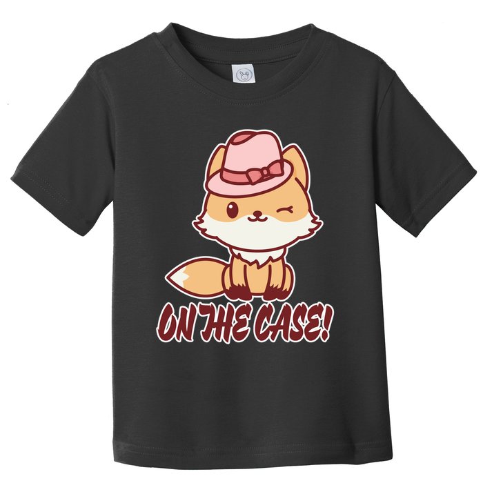 Foxy On That Case Cute Fox Toddler T-Shirt