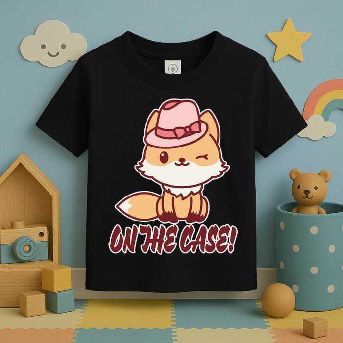 Foxy On That Case Cute Fox Toddler T-Shirt