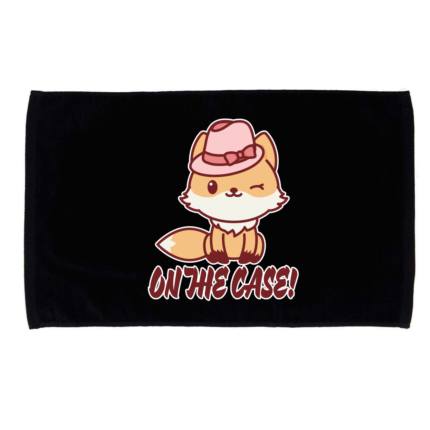 Foxy On That Case Cute Fox Microfiber Hand Towel