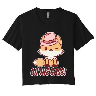Foxy On That Case Cute Fox Crop Top