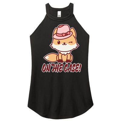 Foxy On That Case Cute Fox Women's Perfect Tri Rocker Tank