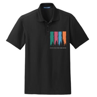 Focus On Your Own Work Dry Zone Grid Polo