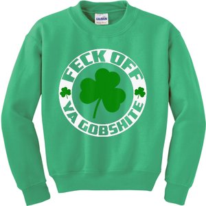 Feck Off Ya Gobshite Irish Inspired Party Kids Sweatshirt