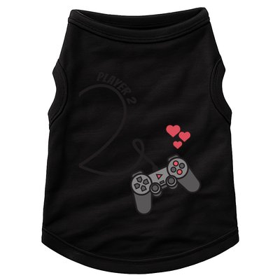 Funny Player 1 Player 2 Matching Gamer Couple Him Her Funny Gift Doggie Tank