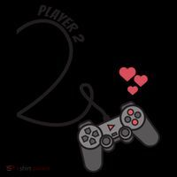 Funny Player 1 Player 2 Matching Gamer Couple Him Her Funny Gift 7-Panel Snapback Hat