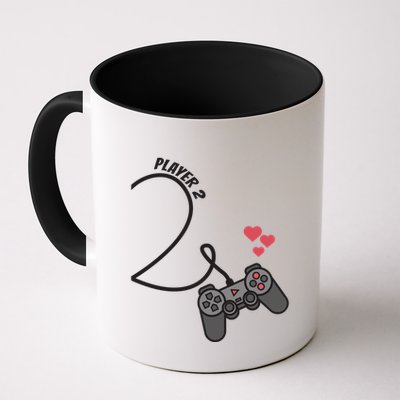 Funny Player 1 Player 2 Matching Gamer Couple Him Her Funny Gift Mug