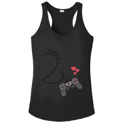 Funny Player 1 Player 2 Matching Gamer Couple Him Her Funny Gift Ladies PosiCharge Competitor Racerback Tank