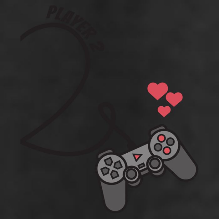 Funny Player 1 Player 2 Matching Gamer Couple Him Her Funny Gift 25L Jumbo Tote