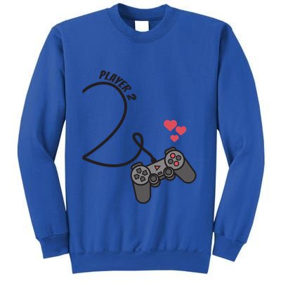 Funny Player 1 Player 2 Matching Gamer Couple Him Her Funny Gift Sweatshirt