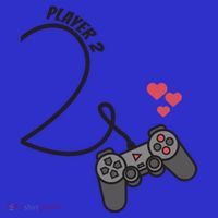 Funny Player 1 Player 2 Matching Gamer Couple Him Her Funny Gift Tall T-Shirt