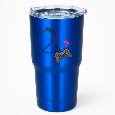 Funny Player 1 Player 2 Matching Gamer Couple Him Her Funny Gift Tumbler