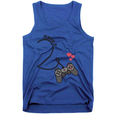 Funny Player 1 Player 2 Matching Gamer Couple Him Her Funny Gift Tank Top