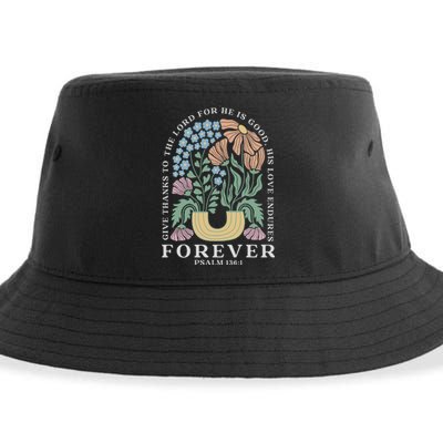 Forever Psalm 135:1 Sustainable Bucket Hat