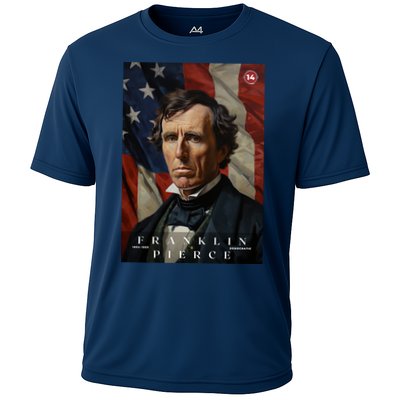 Franklin Pierce 14th President Of The United States Portrait Performance Shirt