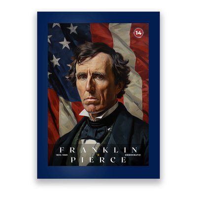Franklin Pierce 14th President Of The United States Portrait Poster
